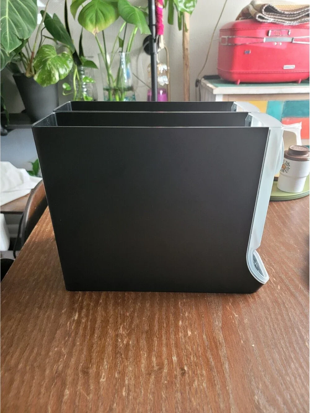 Lot of 2 Keurig Black K-Cup Pod Holder Slim Caddy Vertical Storage Dispenser